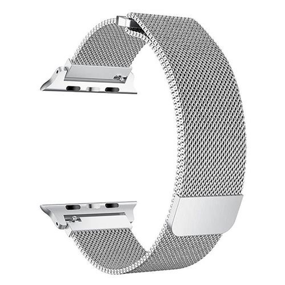 Pulseira para Apple Watch 42/44mm Milanease Prata | Goldentec