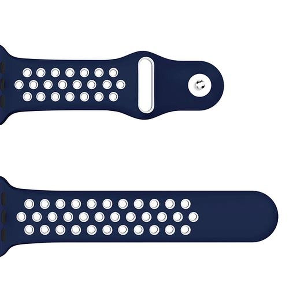 Pulseira para Apple Watch 42/44mm Sport Silicone Azul | Goldentec