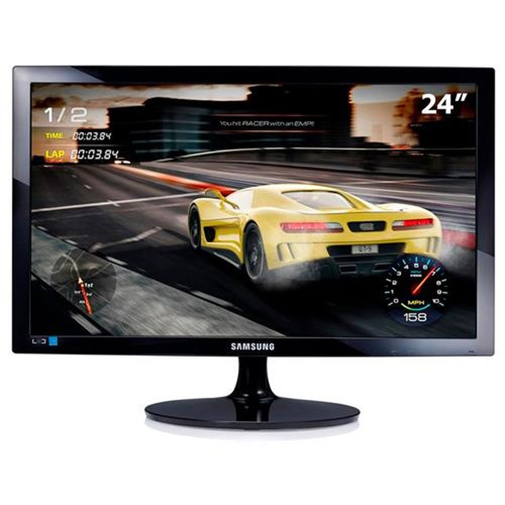 Monitor Gamer Samsung LED 24" Widescreen Full HD 75Hz HDMI/VGA 1ms - LS24D332HSXZD