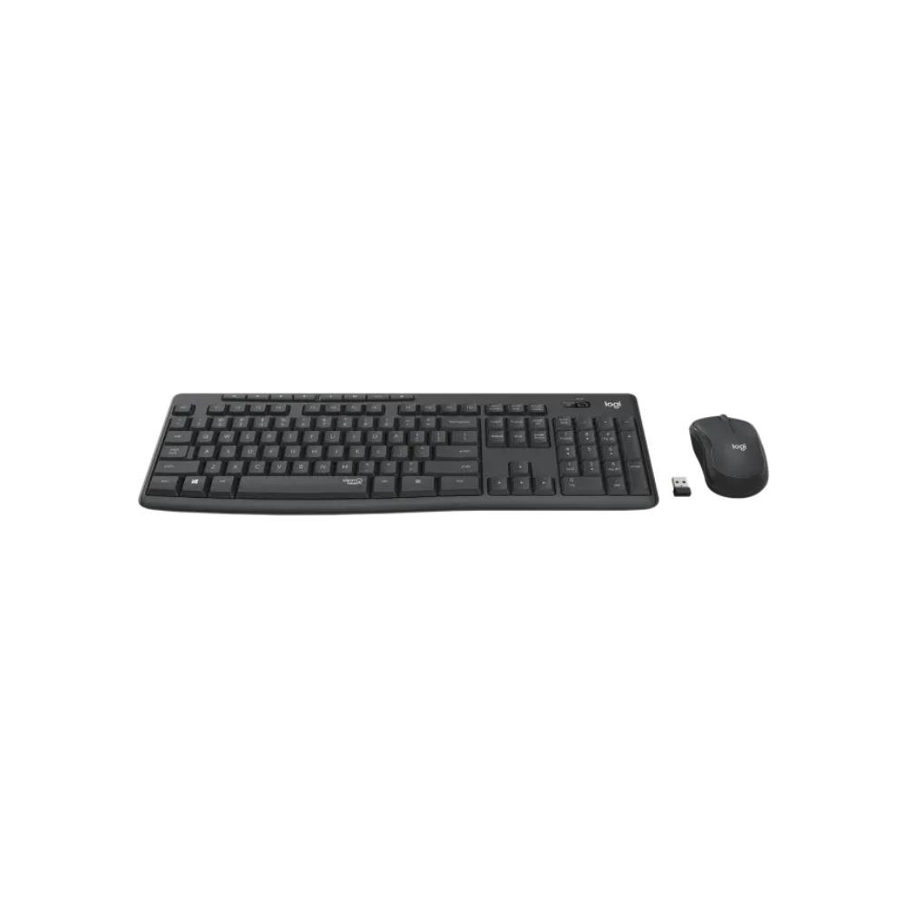 Teclado e Mouse sem fio Logitech MK295 com Digitação e Clique Silencioso, Conexão USB, Pilhas Inclusas e Layout ABNT2 - 920-009793