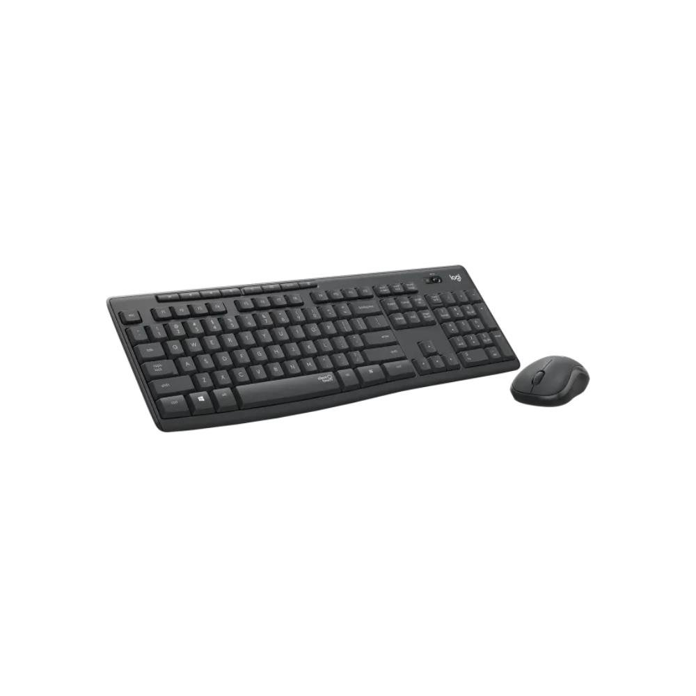 Teclado e Mouse sem fio Logitech MK295 com Digitação e Clique Silencioso, Conexão USB, Pilhas Inclusas e Layout ABNT2 - 920-009793