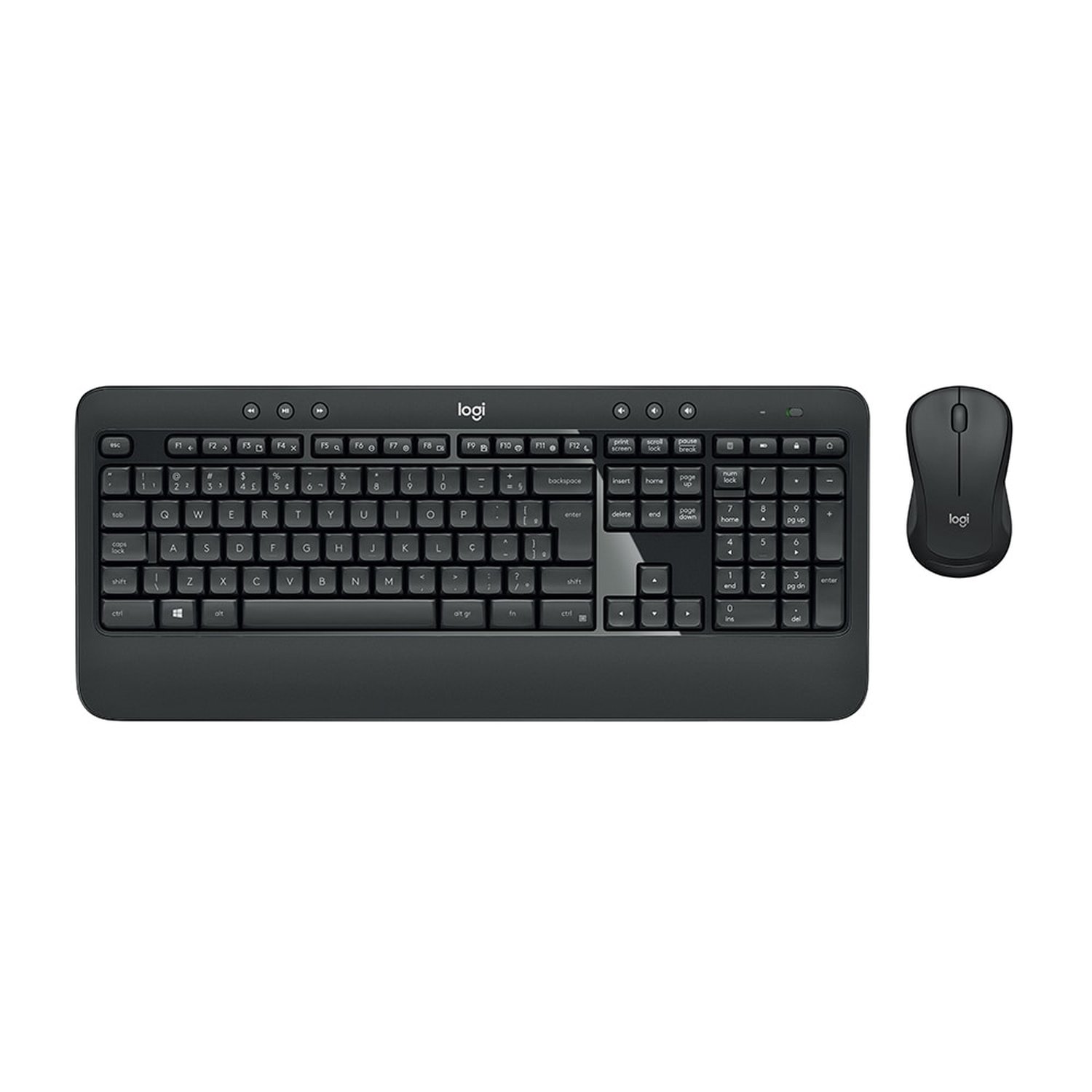 Teclado e Mouse Logitech MK540 Sem Fio Preto