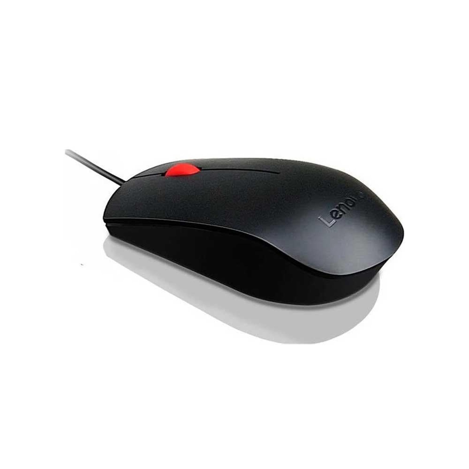 Mouse Lenovo Essential Usb, 1600 Dpi, Ergonômico, Preto