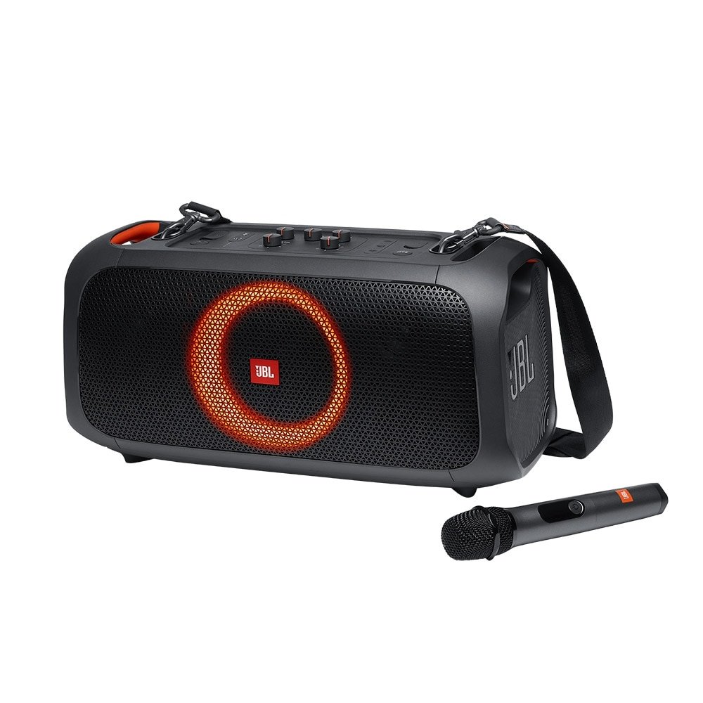 Caixa de Som Bluetooth JBL Party Box Go IPX4, 100W, Bateria de Até 6h, Preto