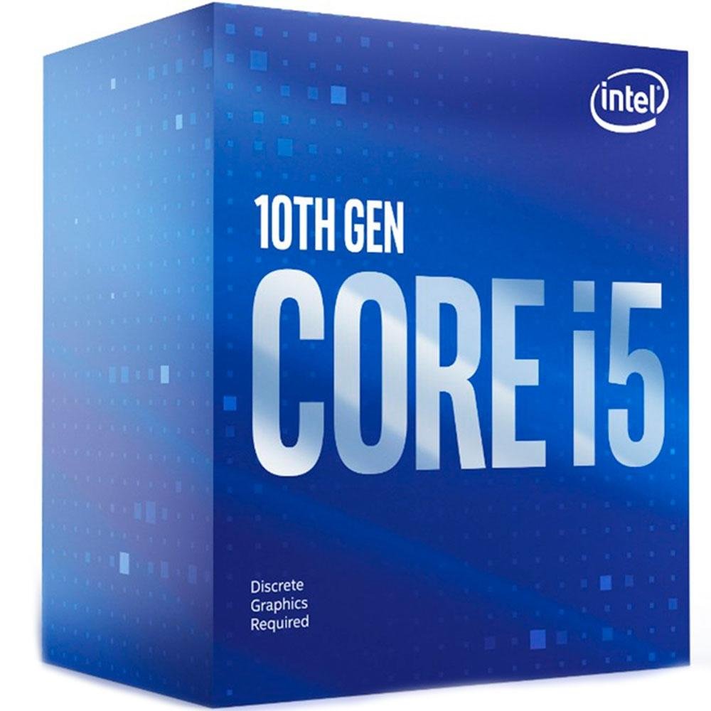 Processador Intel Core i5-10400F, 2.9GHz (4.3GHz Max Turbo), Cache 12MB, 6 Núcleos, 12 Threads, LGA 1200 - BX8070110400F