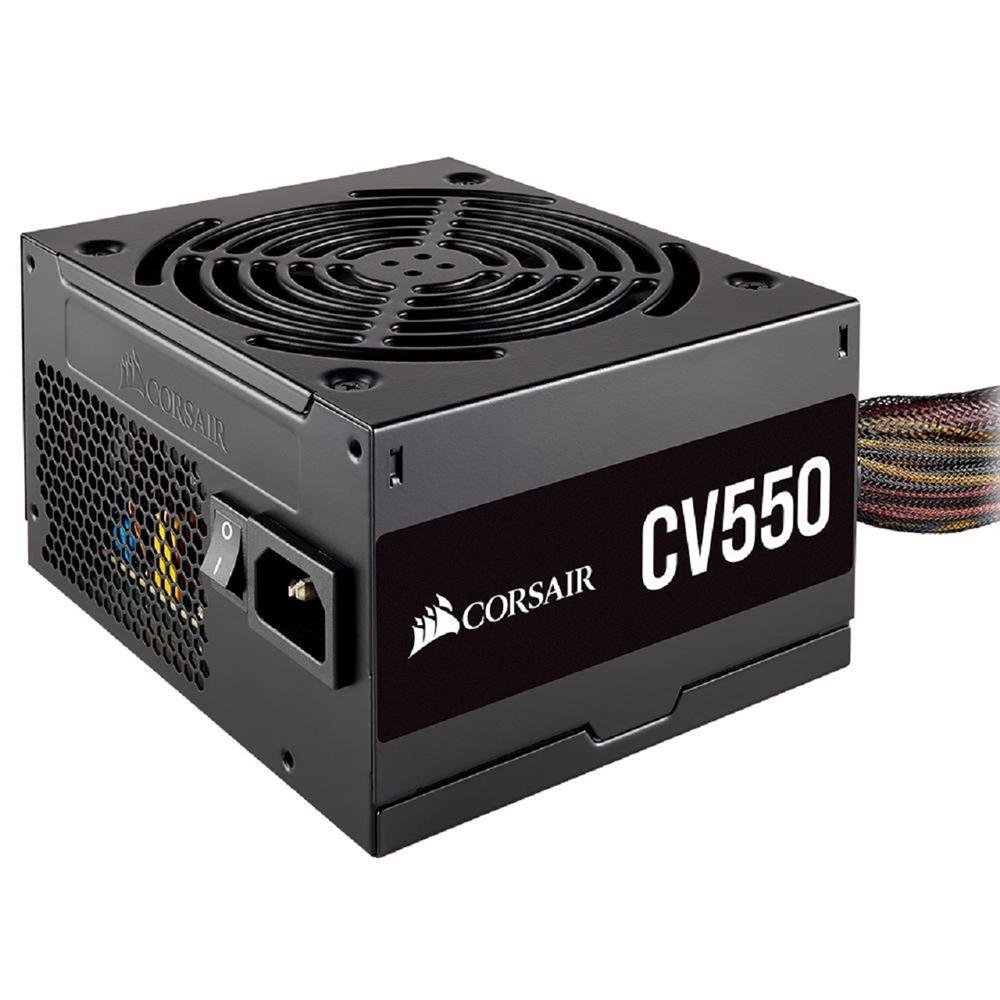 Fonte Corsair CV550, 550W, 80 Plus Bronze, Preto