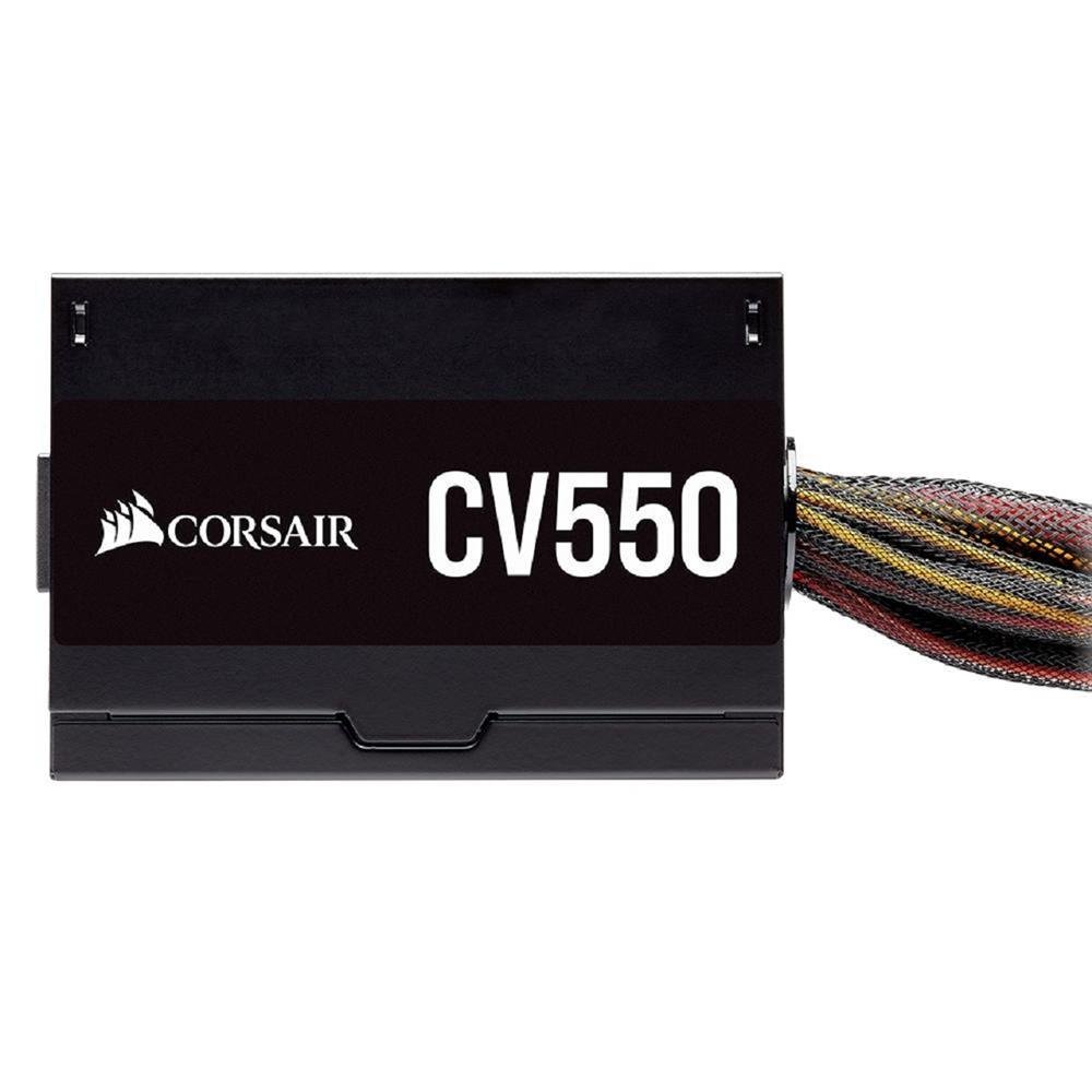 Fonte Corsair CV550, 550W, 80 Plus Bronze, Preto