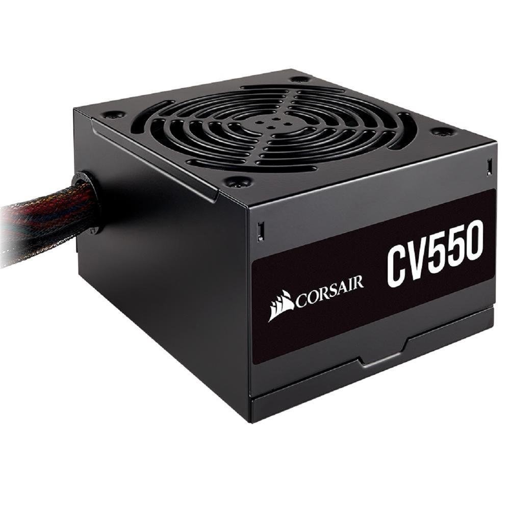 Fonte Corsair CV550, 550W, 80 Plus Bronze, Preto
