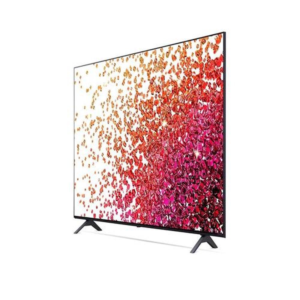 Smart Tv Led 50" Uhd 4K Nanocell Lg 50Nano75 2021, 3X Hdmi 2.0 Inteligência Artificial Thinqai Smart Magic Google Alexa