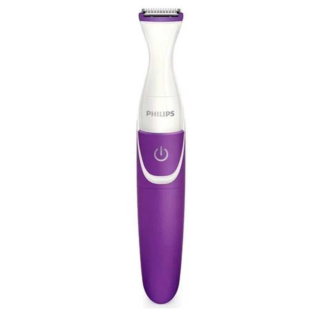 Aparador De Pelos Íntimos Philips Bikini Genie Branco/Roxo - Brt383/15