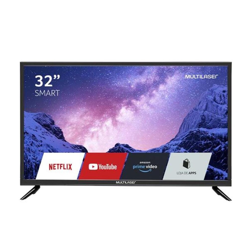 Tela 32 Polegadas HD Com Função Smart E Wifi Integrado + Conversor Digital - TL020