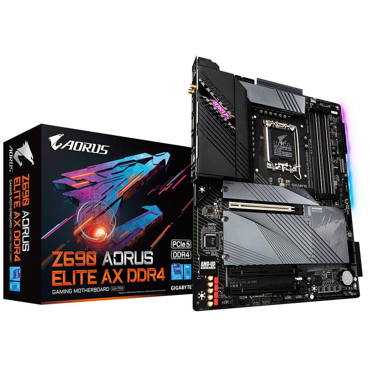 Placa Mae (intel) Gigabyte Z690 a Elite Ax Ddr4 Lga1700 Wifi 12° Geracao