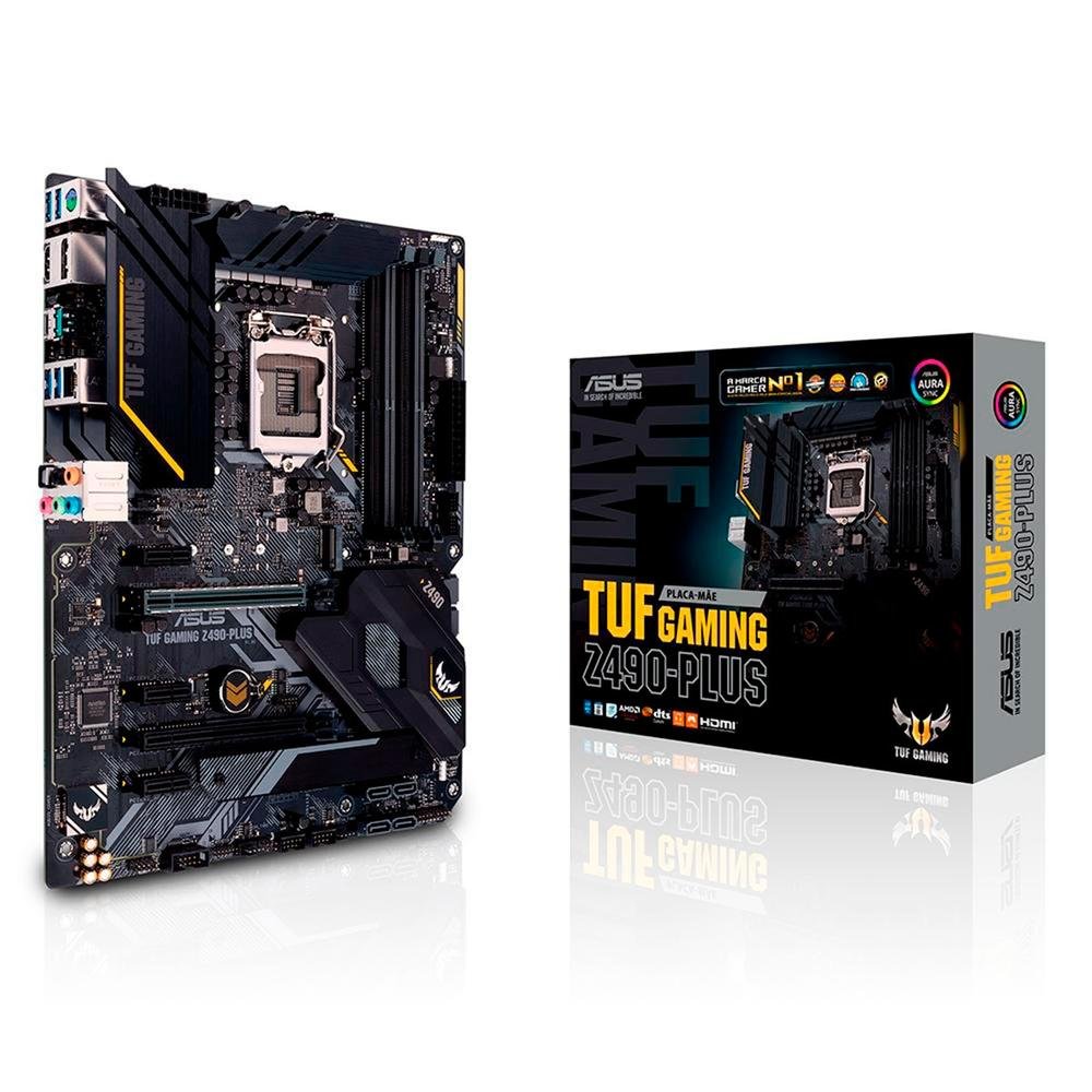 Placa Mae (intel) Asus Z490-plus Tuf Gaming Atx Ddr4 Lga 1200