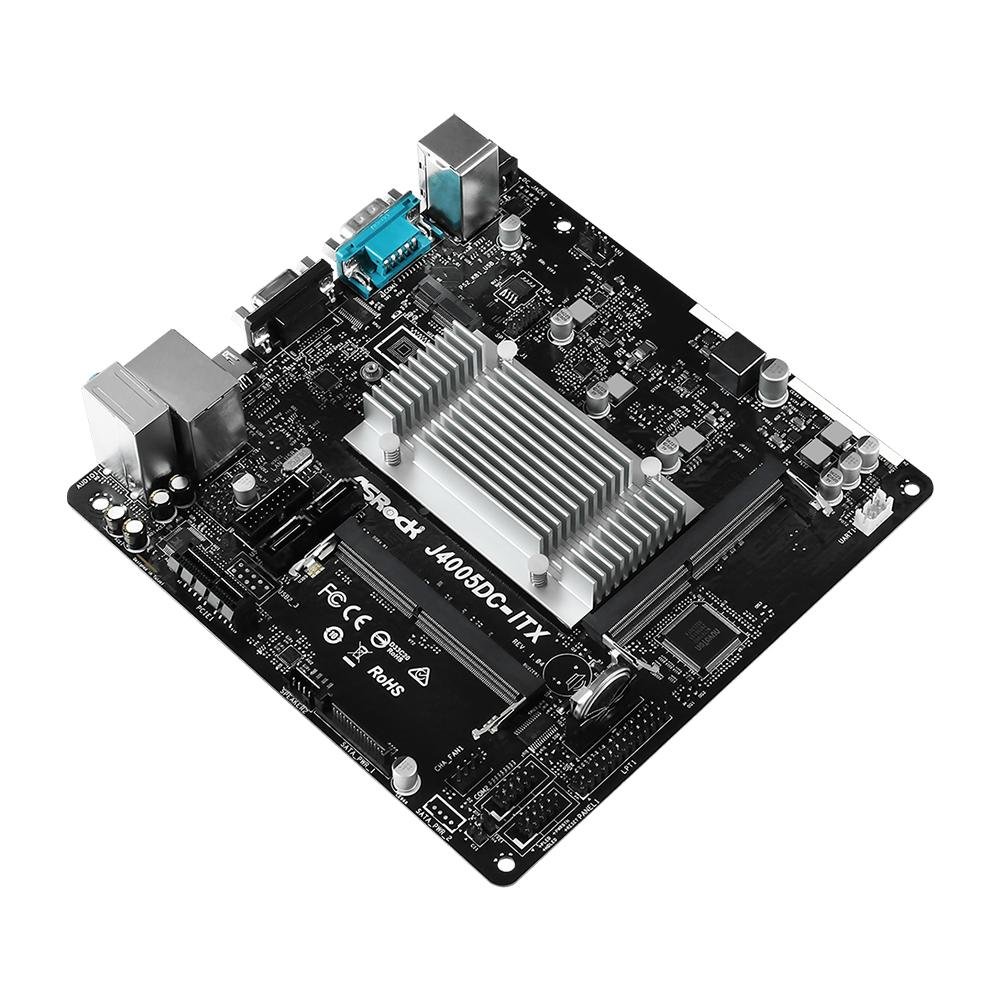 Placa Mae (intel) Asrock J4005dc-itx Dual-core Ddr4