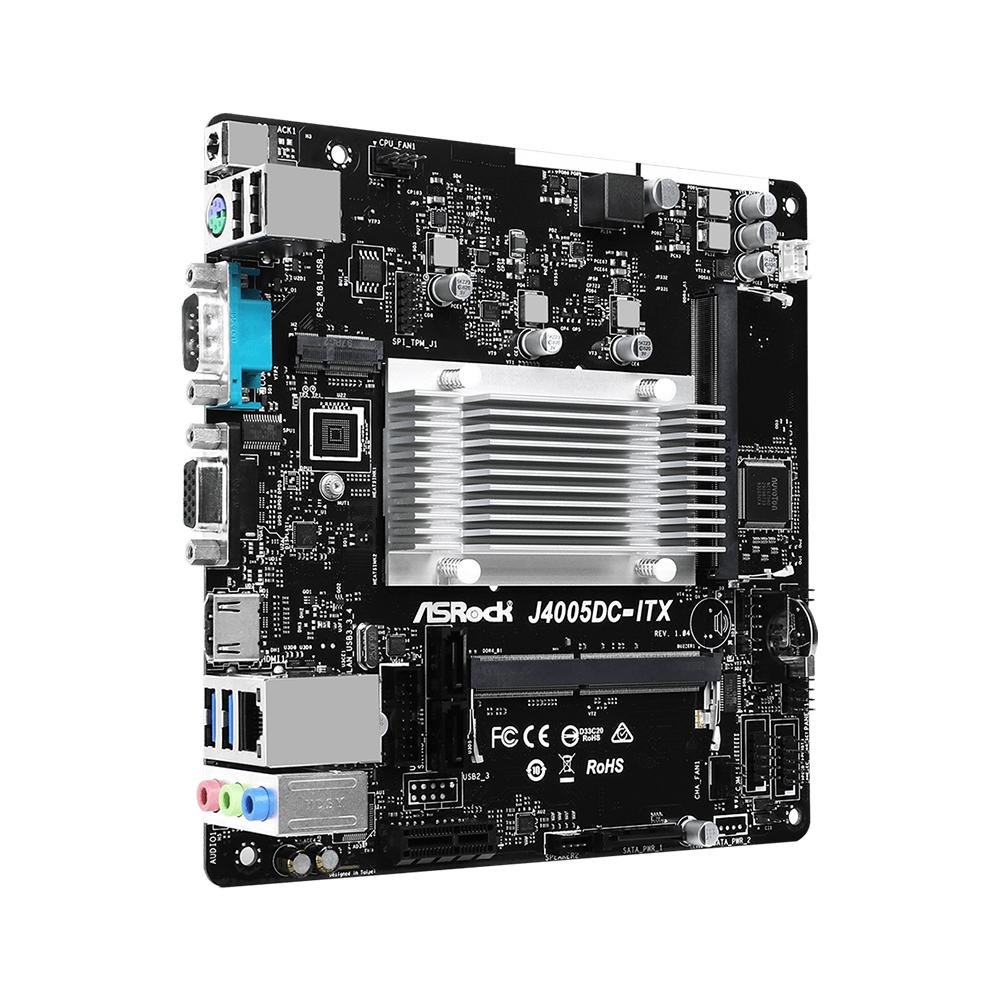 Placa Mae (intel) Asrock J4005dc-itx Dual-core Ddr4