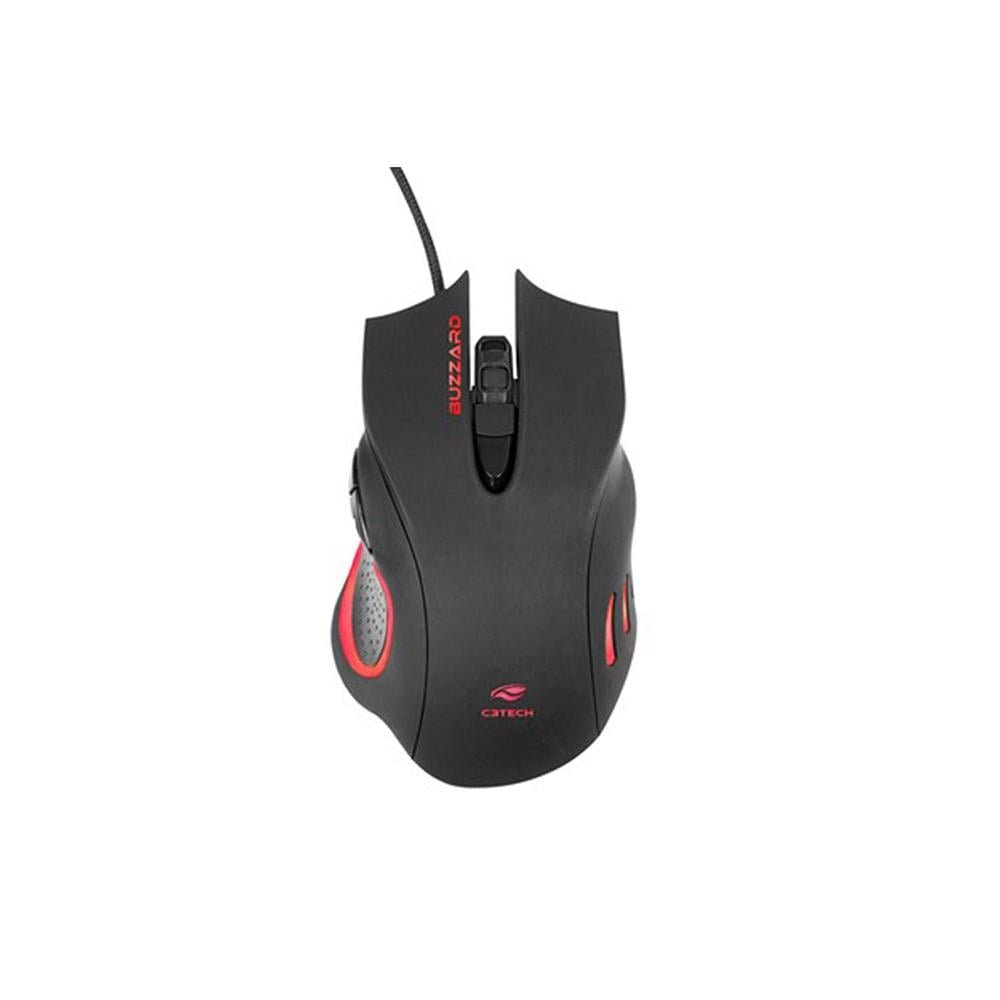 Mouse Gamer Gamer C3tech Buzzard Mg110bk Preto