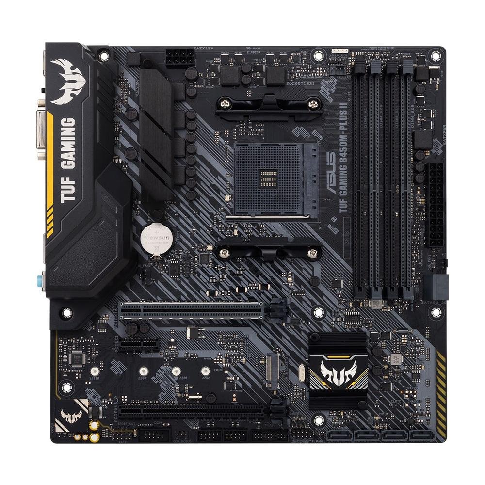 Placa Mãe Asus TUF GAMING B450M-PLUS II, Chipset B450, AMD AM4, mATX, DDR4, 90MB1620-M0EAY0