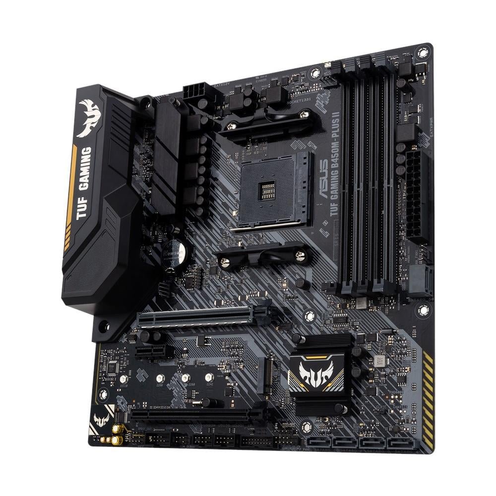 Placa Mãe Asus TUF GAMING B450M-PLUS II, Chipset B450, AMD AM4, mATX, DDR4, 90MB1620-M0EAY0