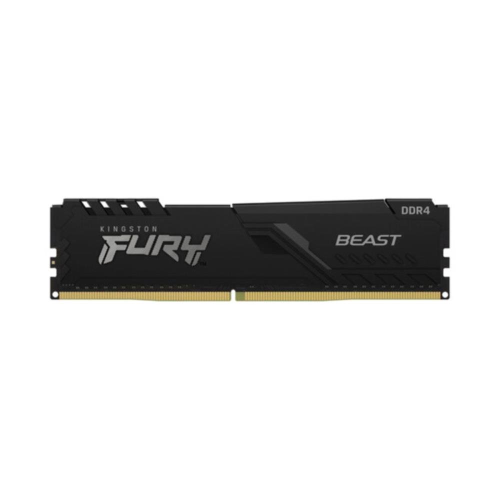Memória RAM 16gb DDR4 Kingston Fury Beast, 3200MHz, CL16, Preto