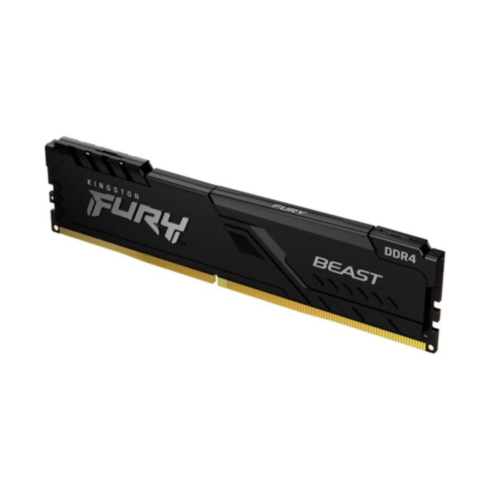 Memória RAM 16gb DDR4 Kingston Fury Beast, 3200MHz, CL16, Preto