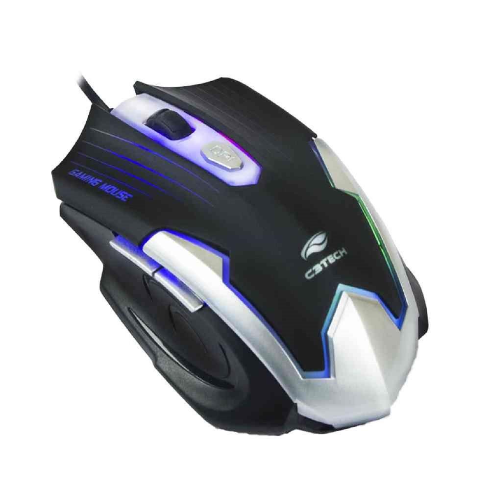 Mouse Gamer C3Tech MG-11BSI, USB 2.0, dpi 2400, 6 Botões, Preto