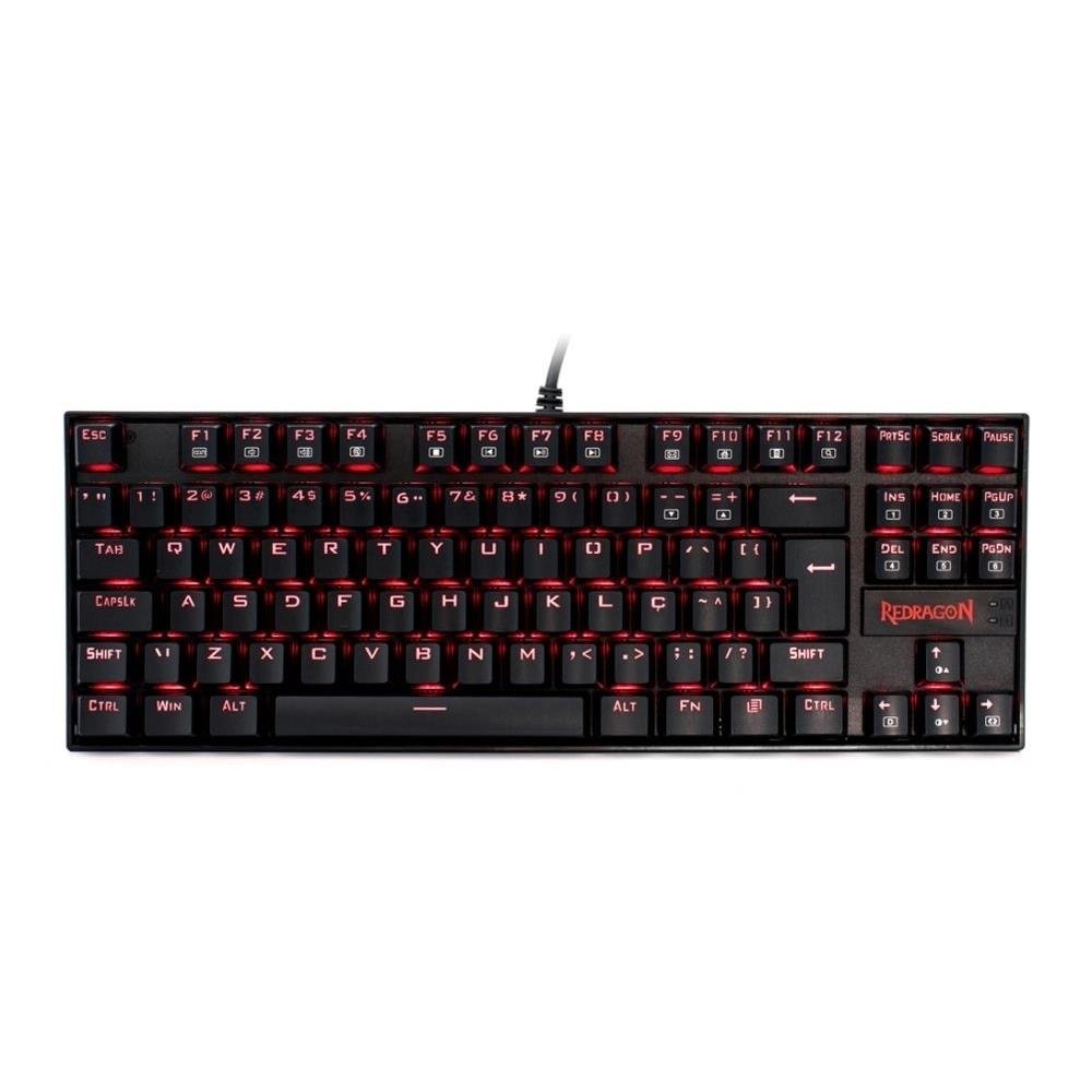 Teclado Mecanico Redragon Kumara K552-2 Single Color Switch Marrom