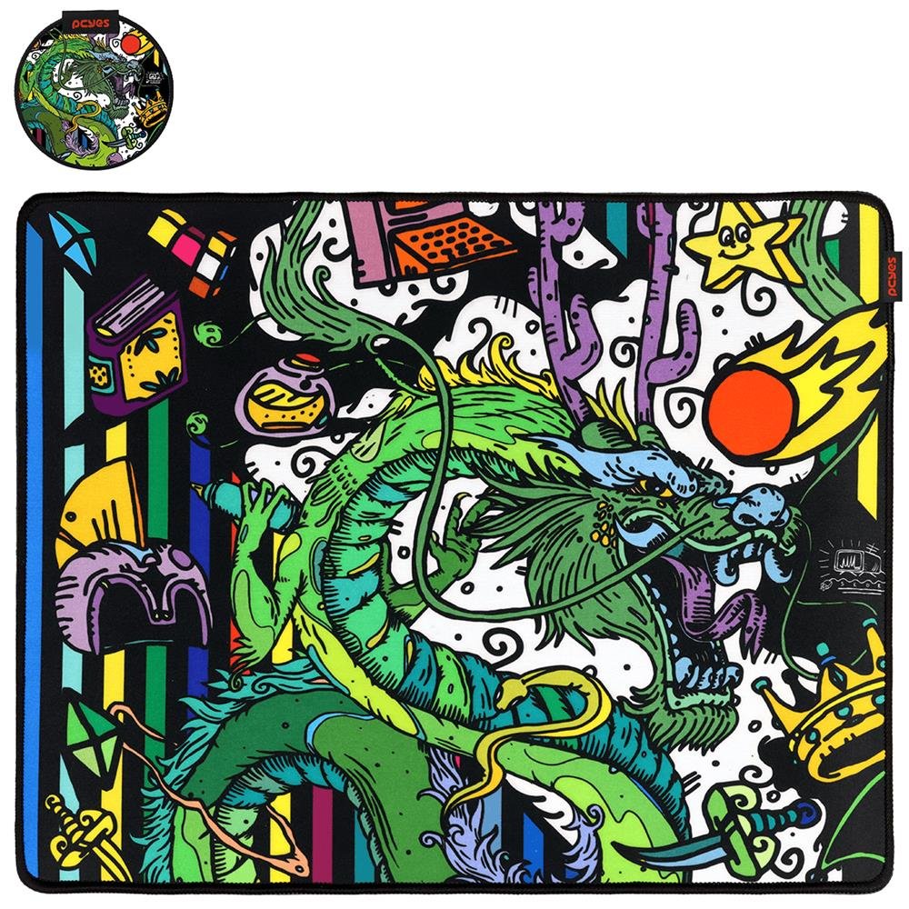 Mouse Pad Gamer Pcyes Ancient Dragon Medium - 500 X 400Mm - Pma50x40