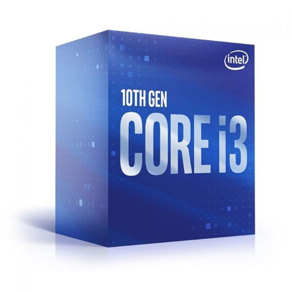 Processador Intel Core i3-10105 Box ¿ LGA 1200, 4 Cores, 8 Threads, 3.7GHz, 6MB Cache, com Vídeo Integrado, BX8070110105
