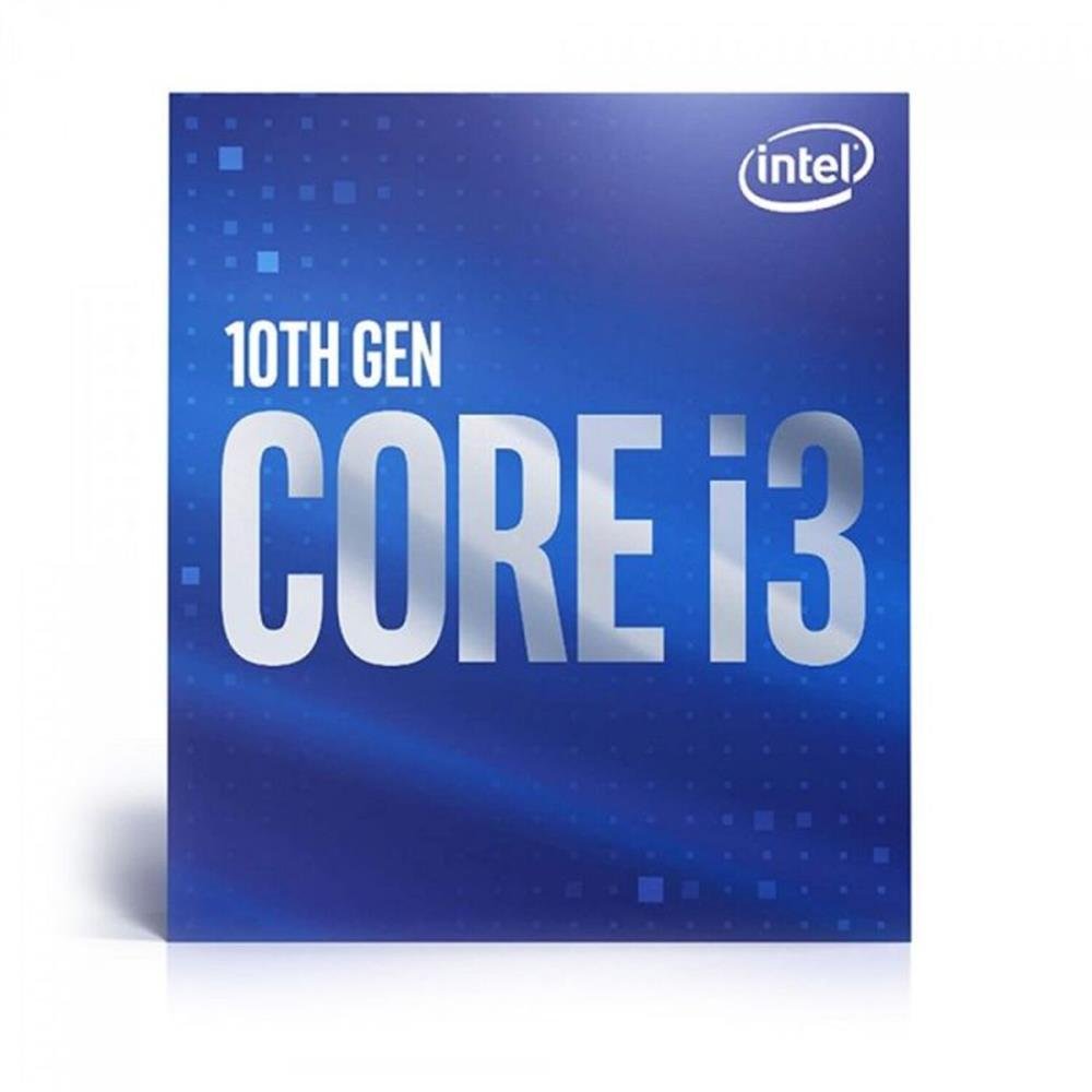 Processador Intel Core i3-10105 Box ¿ LGA 1200, 4 Cores, 8 Threads, 3.7GHz, 6MB Cache, com Vídeo Integrado, BX8070110105