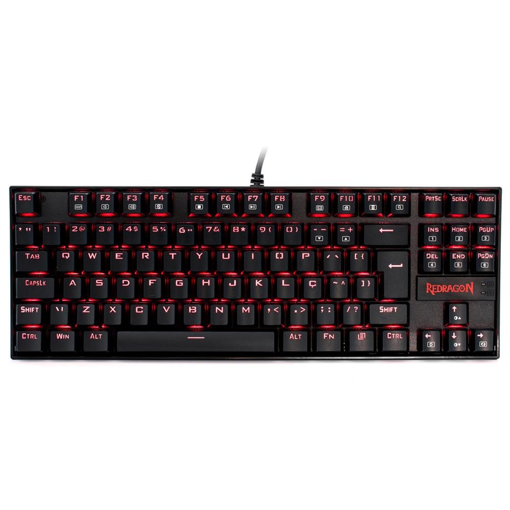 Teclado Mecanico Redragon Kumara K552-2 Pt-black Single Color Black