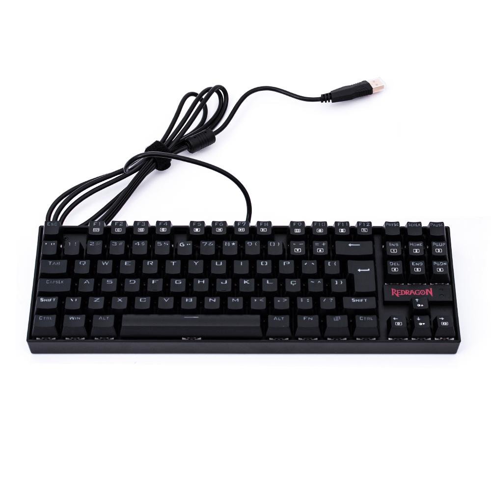 Teclado Mecanico Redragon Kumara K552-2 Pt-black Single Color Black
