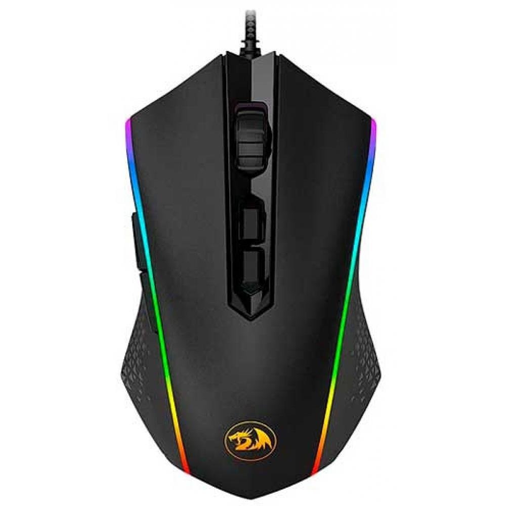Mouse Gamer Redragon Memeanlion Rgb M710 C/ Fio Preto
