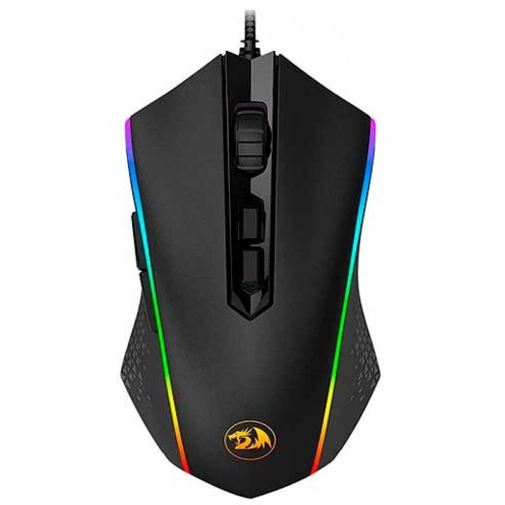 Mouse Gamer Redragon Memeanlion Rgb M710 C/ Fio Preto