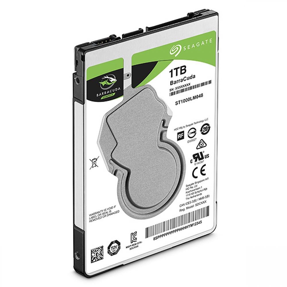 Hd Seagate Barracuda 1tb Para Notebook, 2.5", 5400rpm, 128mb, Sata - St1000lm048