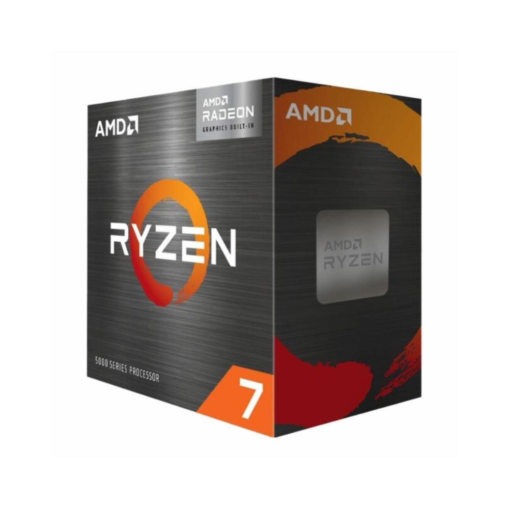 Processador AMD Ryzen 7 5700G, 3.8GHz (4.6GHz Turbo), Cache 20MB, 8 Núcleos, 16 Threads, Vídeo Integrado, AM4, 100-100000263BOX