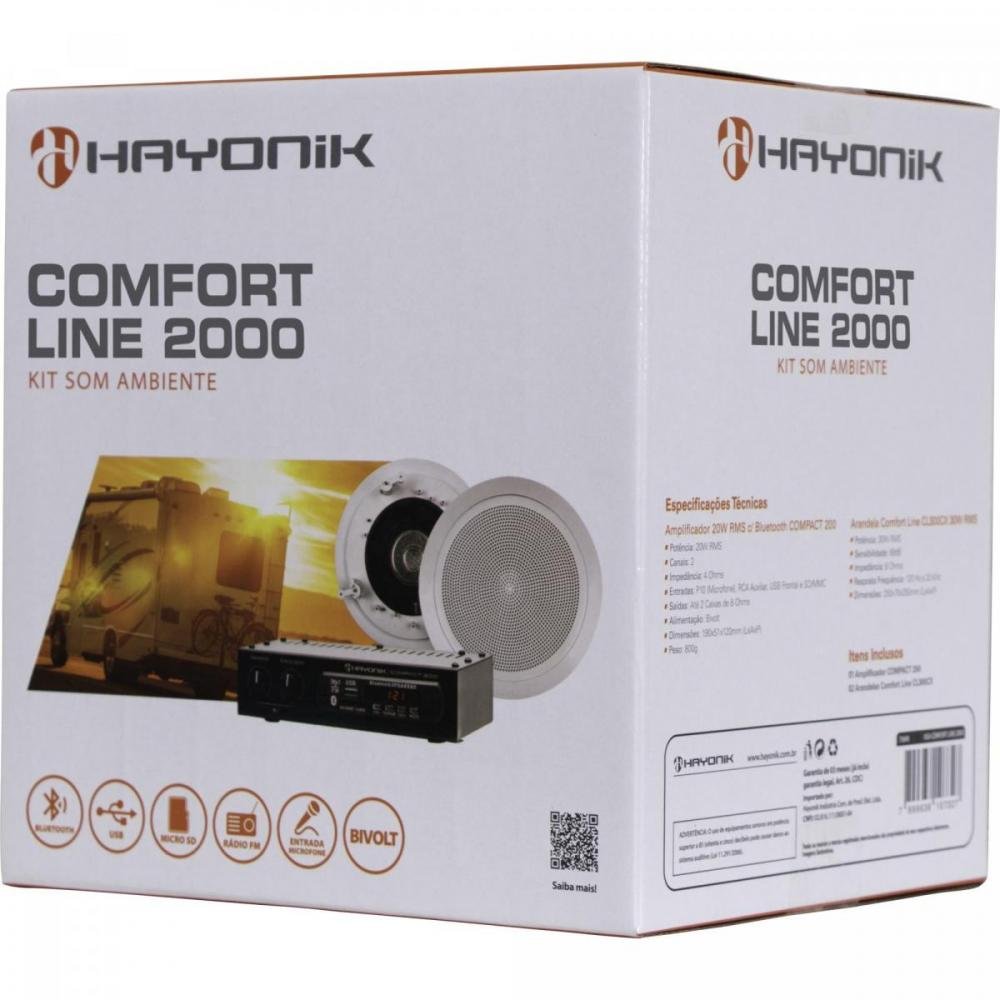 Kit Som Ambiente 200W Comfort Line HAYONIK
