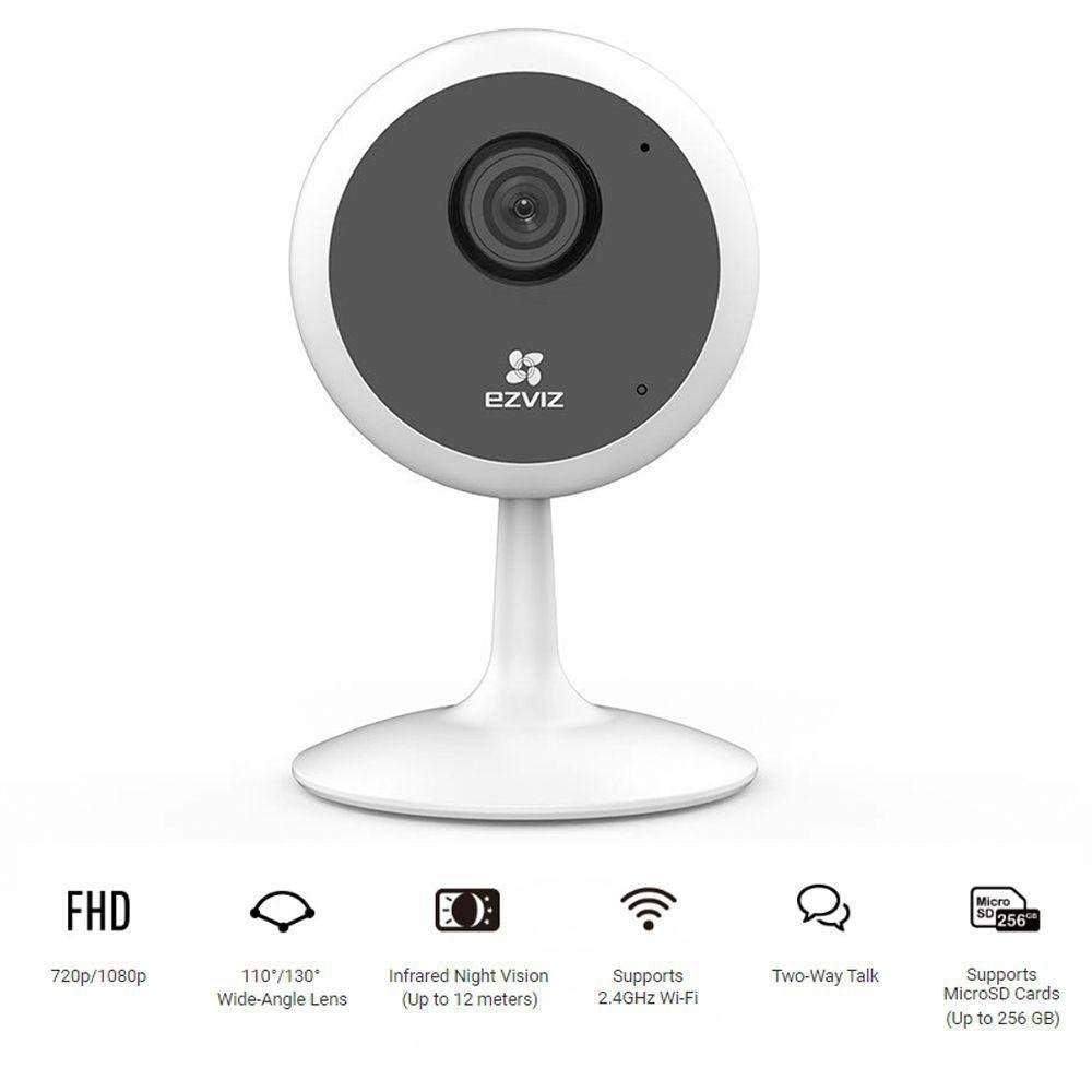 Câmera Interna Wi-Fi 720P IR 12M 2,8MM C1C EZVIZ
