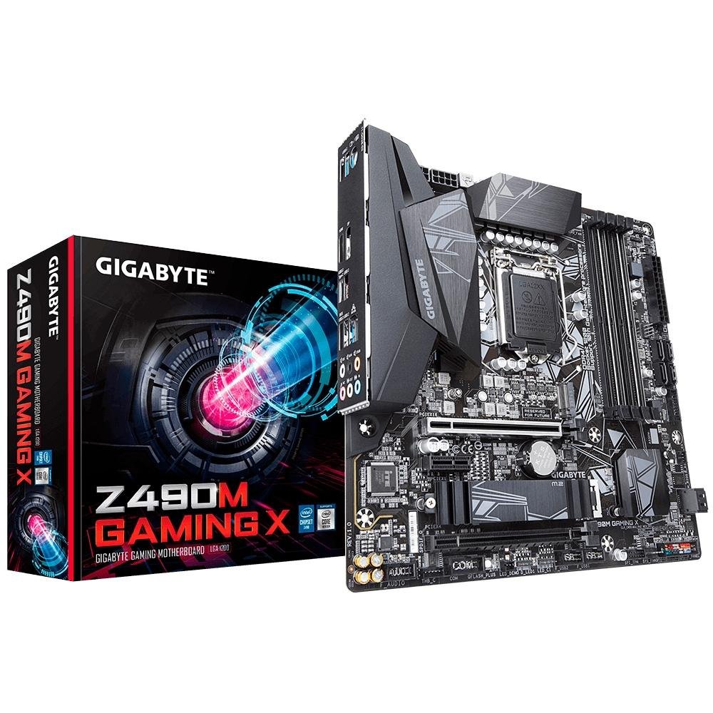 Placa Mae (intel) Gigabyte Z590m Gaming X Ddr4 Lga 1200 10° E 11° Geracao