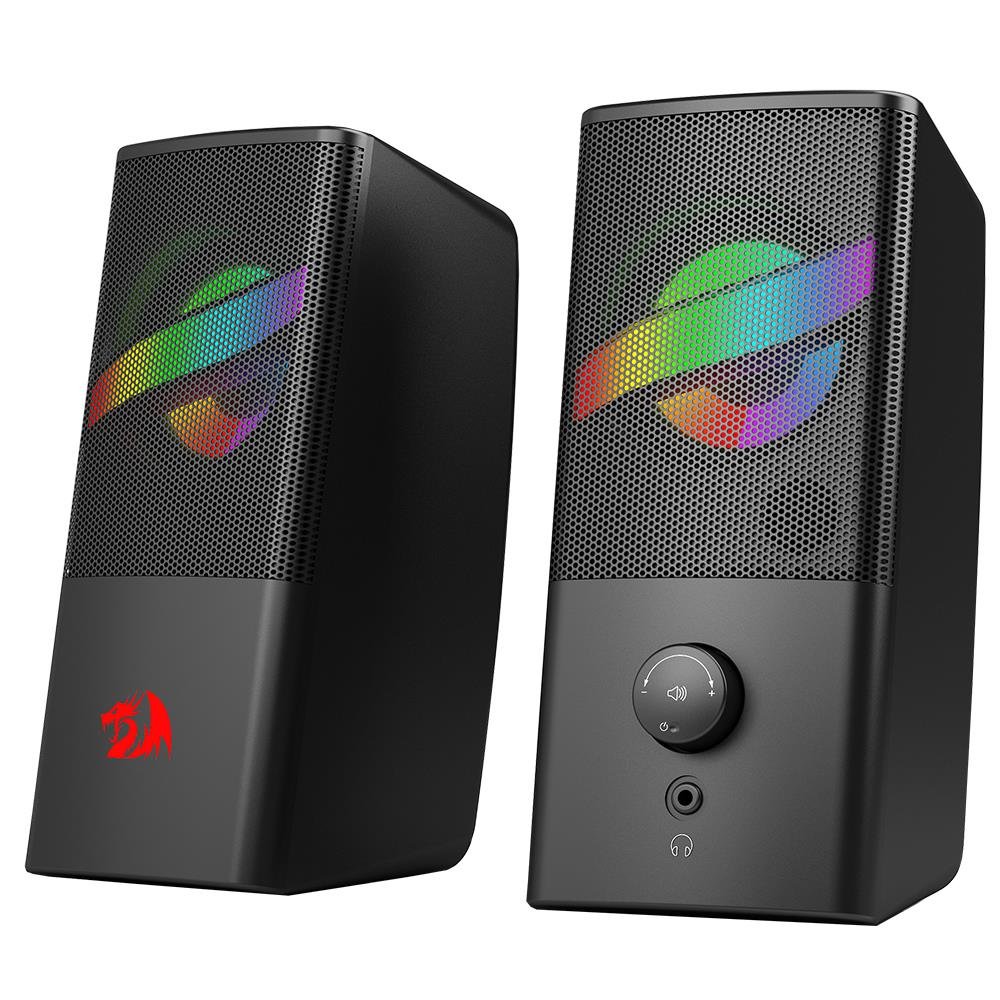 Caixa De Som Gamer Redragon Air Rgb Preto - Gs530