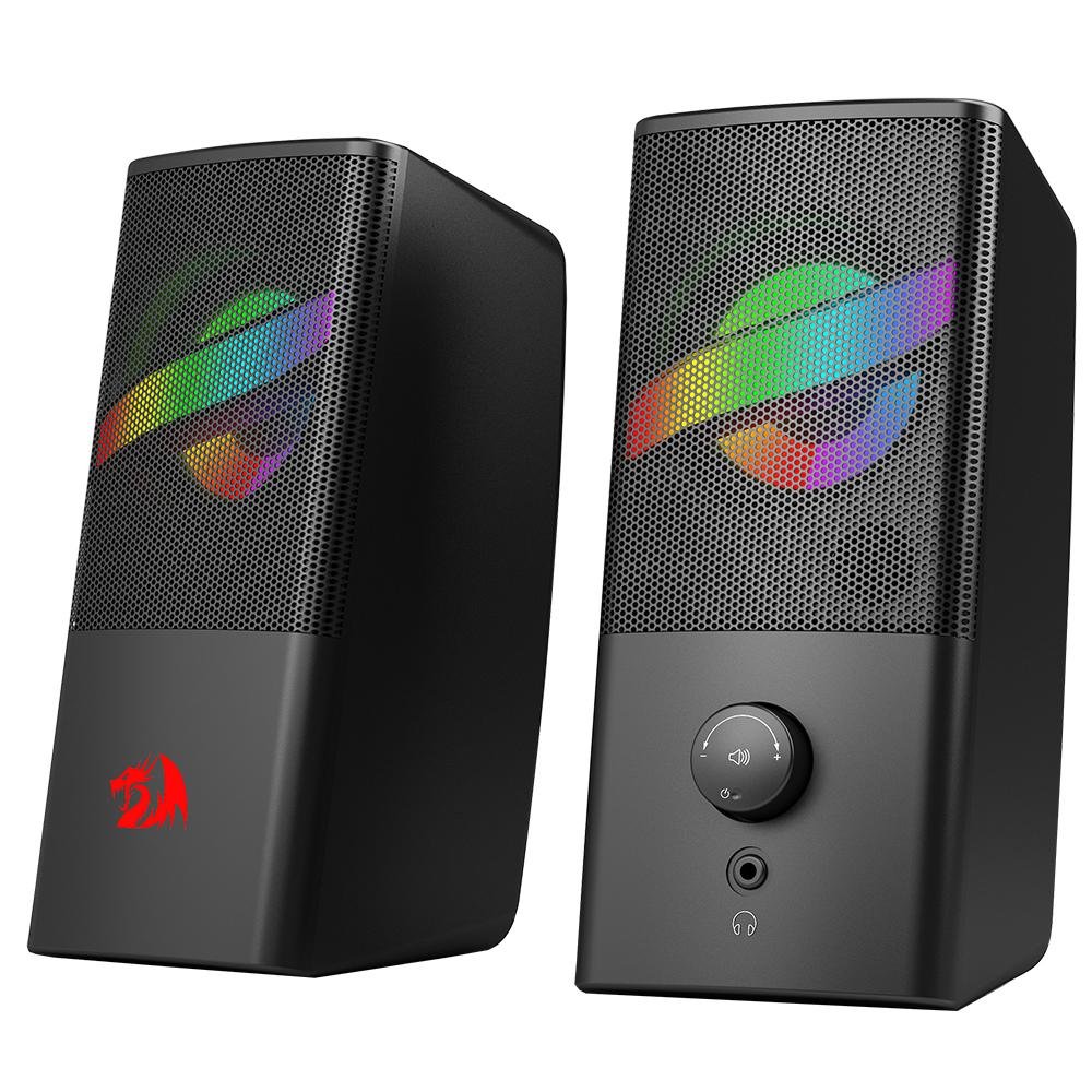 Caixa De Som Gamer Redragon Air Rgb Preto - Gs530