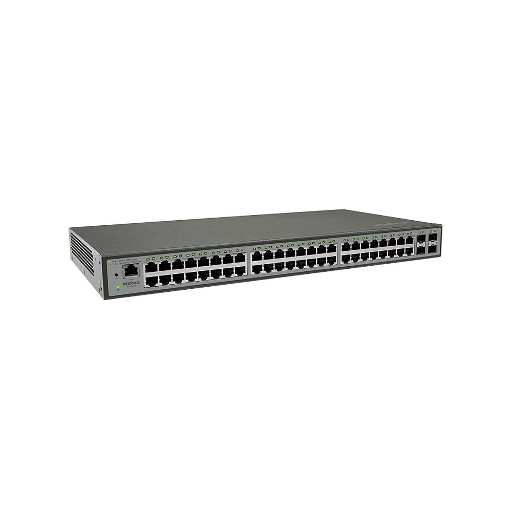 Switch Gerenciavel 48 Portas Gigabit 4pgbic-Skd Sg 5204 Mr L2+, 4760046, Intelbras
