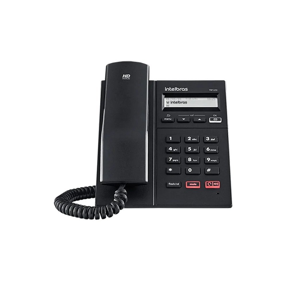 Telefone Fixo IP Intelbras TIP 125i