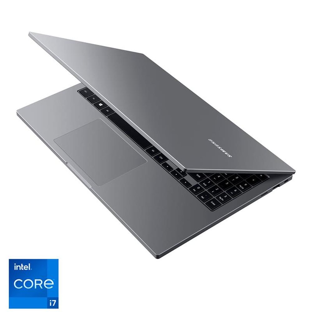 Notebook Samsung Book 11ª Intel Core i7-1165G7 8GB 256GB SSD 15,6" Full HD MX450 2GB Windows 10 Home, Cinza Chumbo