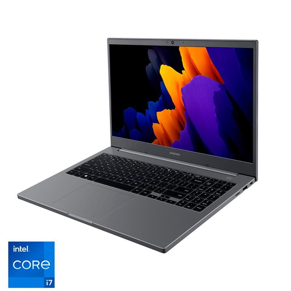 Notebook Samsung Book 11ª Intel Core i7-1165G7 8GB 256GB SSD 15,6" Full HD MX450 2GB Windows 10 Home, Cinza Chumbo