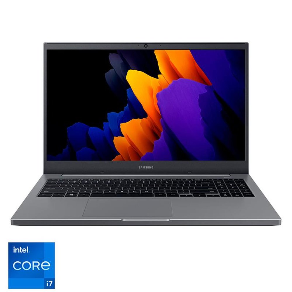 Notebook Samsung Book 11ª Intel Core i7-1165G7 8GB 256GB SSD 15,6" Full HD MX450 2GB Windows 10 Home, Cinza Chumbo