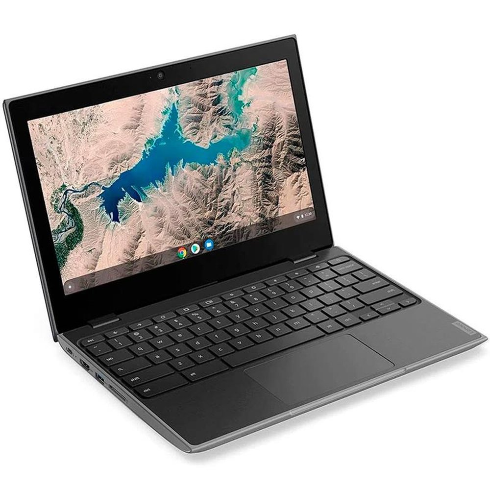 Chromebook Lenovo 100e 2ª Geração Intel Celeron N4020 4GB 32GB 11,6 HD Chrome OS, Preto