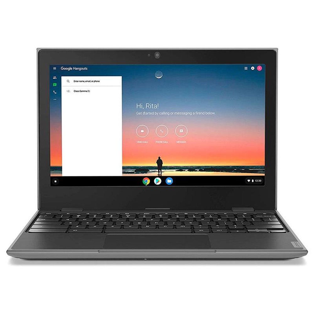 Chromebook Lenovo 100e 2ª Geração Intel Celeron N4020 4GB 32GB 11,6 HD Chrome OS, Preto