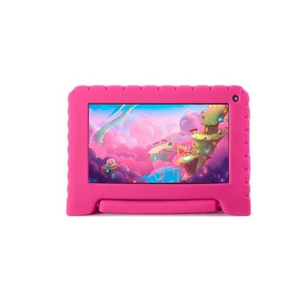 Tablet Kid Pad Wi-Fi Multilaser 32Gb Tela 7" Rosa - Nb379