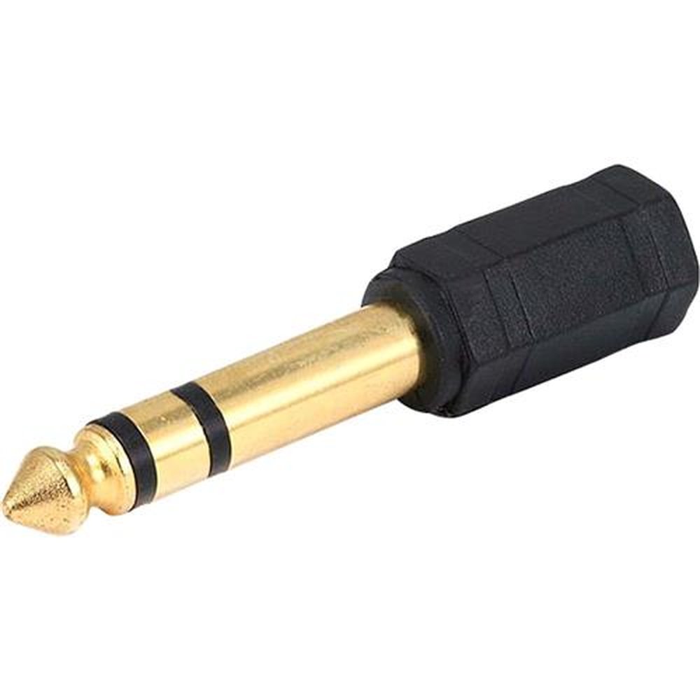 Adaptador P10 Estéreo x J2 Estéreo Gold Adap0033 Preto Storm