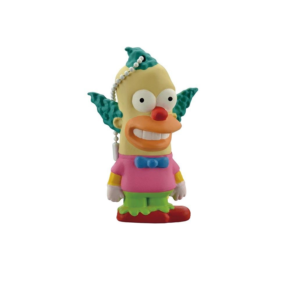 Pen Drive Krusty Simpsons 8GB USB Leitura 10MB/s e Gravação 3MB/s Multilaser - PD074